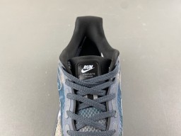 Nike Gray Blue Midsole Iridescent Printed Overlay Chunky Sneakers 6