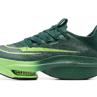 Nike Chaussures De Running Avec Upper En Tricot Engineered Vert ZoomX Foam Midsole