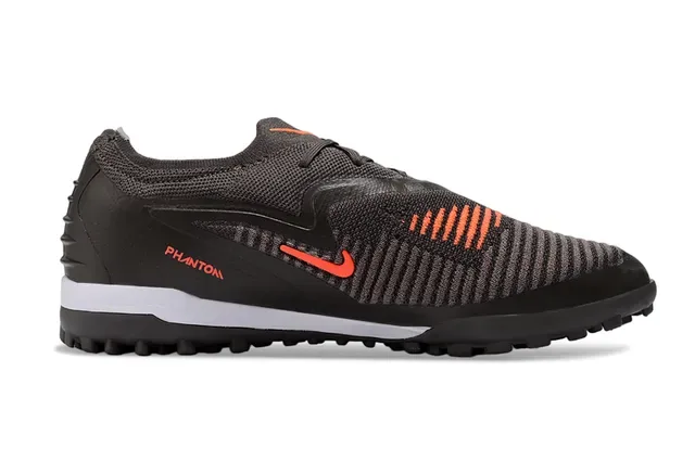 Nike GripPoint Noir et Vert Iridescent Turf Chaussures de Football 7