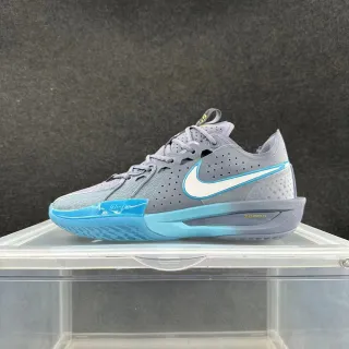 Nike GT Cut Gray and Cyan Blue Basketball Shoes