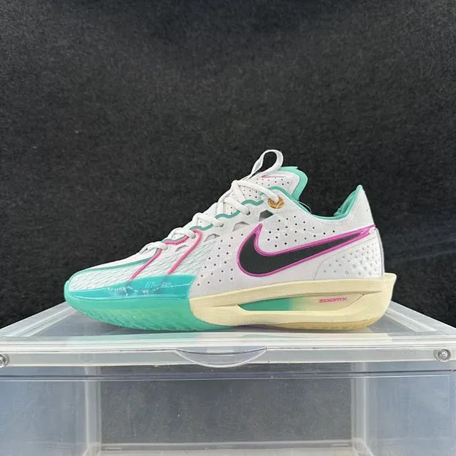 Nike GT Cut White Mint Pink Basketball Shoes 2