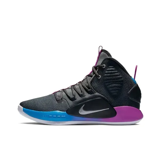 Nike Hyperdunk X Black Blue Purple Basketball Shoes 2