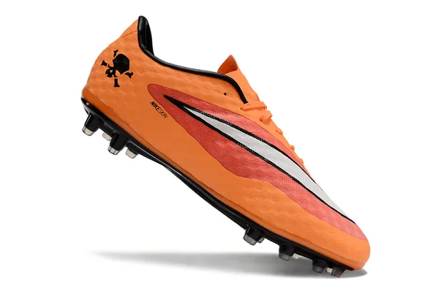 Nike Hypervenom Orange Black Firm-Ground Soccer Shoes 2