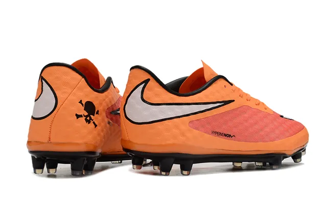 Nike Hypervenom Orange Black Firm-Ground Soccer Shoes 5