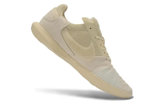 Nike Indoor Soccer Shoe Beige Monochrome Lifestyle Sneaker 2