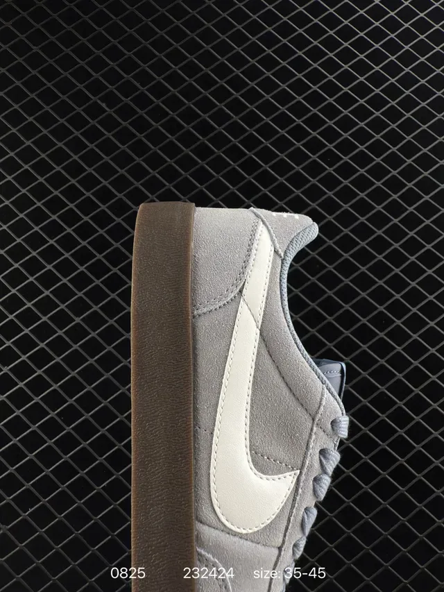 Nike Killshot Vulc Gray Suede White Swoosh Lifestyle Sneakers 3