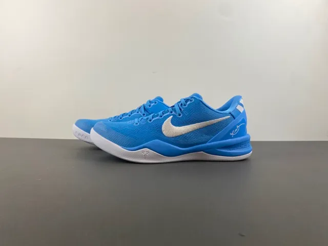 Nike Kobe 8 System Blue White Basketball Shoes 10