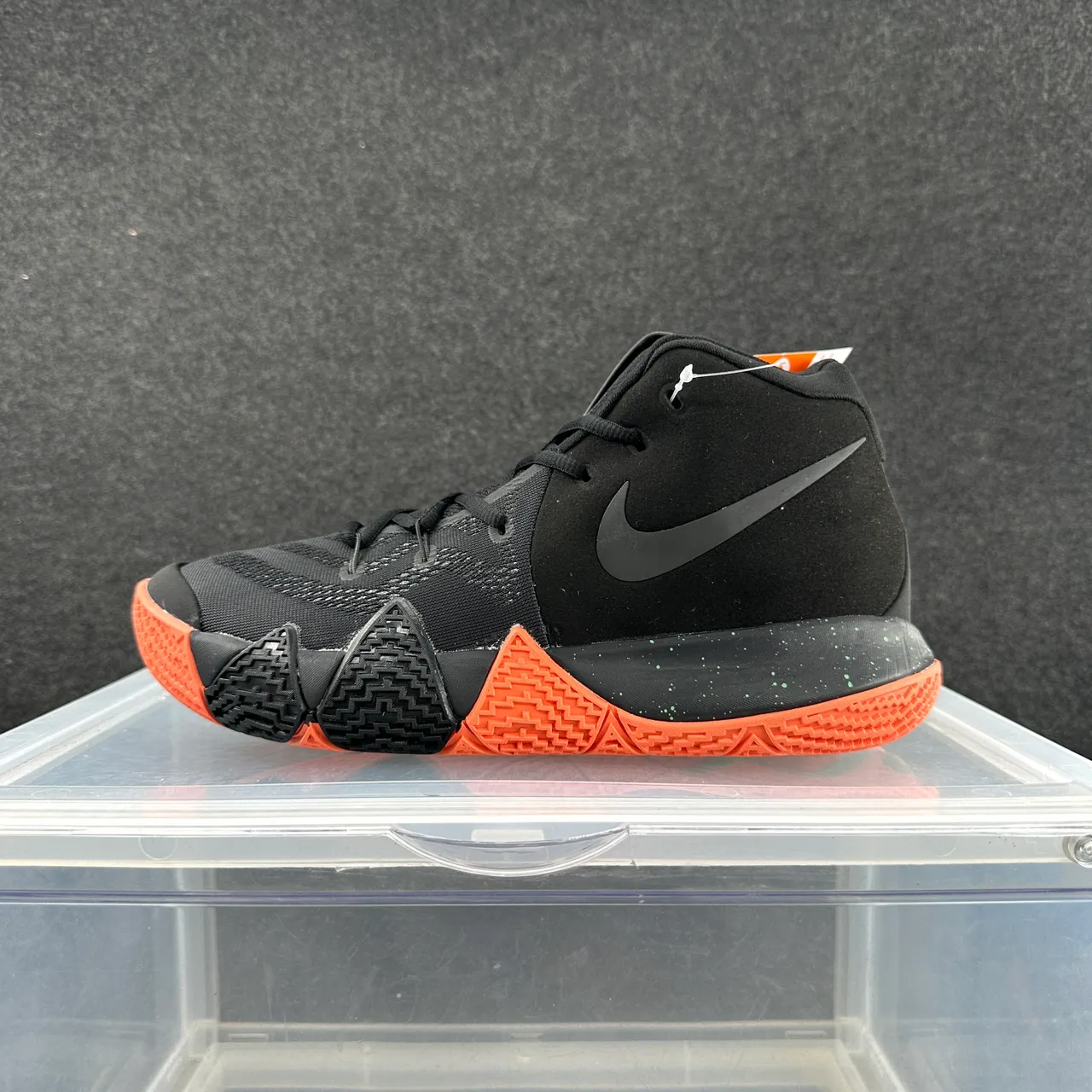 Nike Kyrie 4 Black Orange Basketball Shoes 2