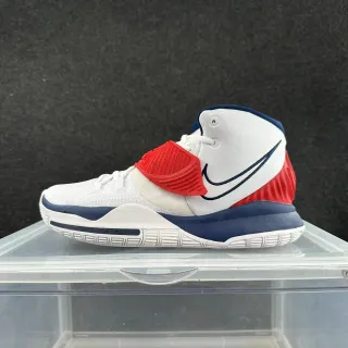 Nike Kyrie 6 Team USA सफेद लाल नेवी बास्केटबॉल जूते