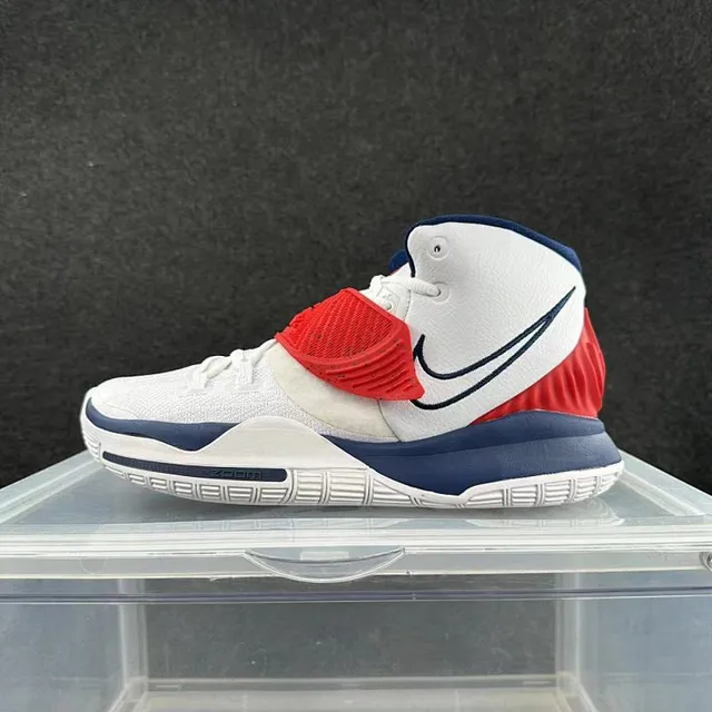 Nike Kyrie 6 Team USA White Red Navy Basketball Shoes 2
