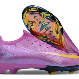 Nike Mercurial Pink Multicolor Iridescent Upper Holographic Soleplate Firm-Ground Soccer Shoes