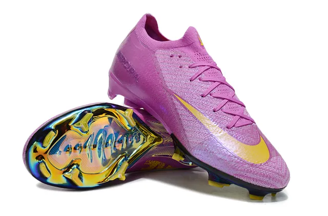 Nike Mercurial Pink Multicolor Iridescent Upper Holographic Soleplate Firm-Ground Soccer Shoes 3