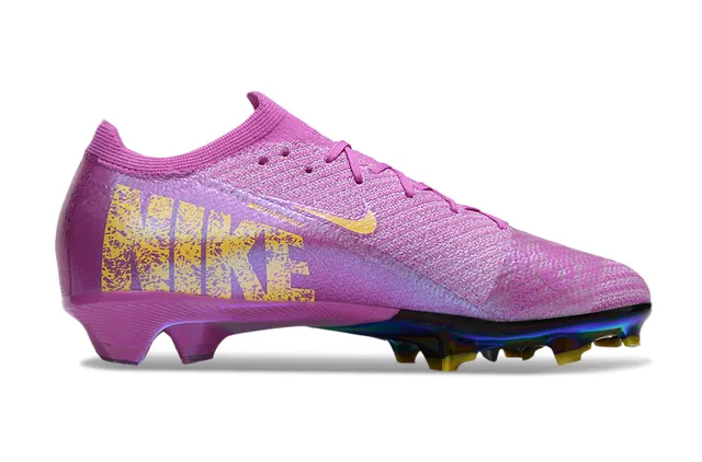 Nike Mercurial Pink Multicolor Iridescent Upper Holographic Soleplate Firm-Ground Soccer Shoes 7