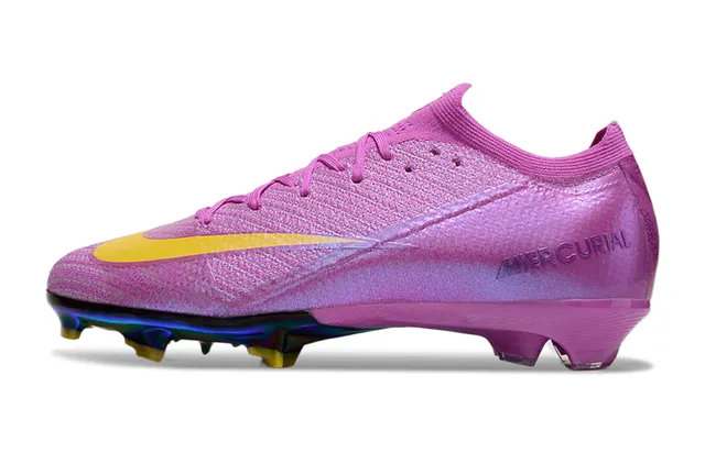 Nike Mercurial Pink Multicolor Iridescent Upper Holographic Soleplate Firm-Ground Soccer Shoes 8