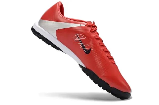 Nike Mercurial Rouge Blanc Low-Cut Upper Synthétique Turf Chaussures de Football 2