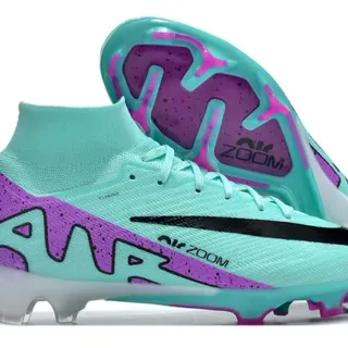 Nike Mercurial Superfly Air Zoom Mint Purple Firm-Ground Soccer Shoes
