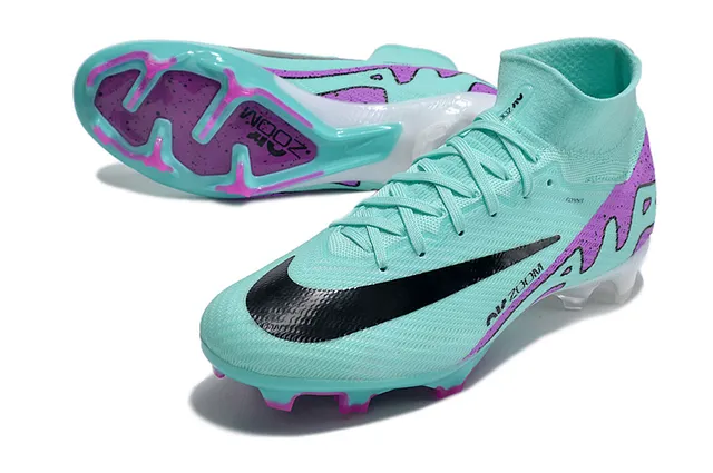 Nike Mercurial Superfly Air Zoom Mint Purple Firm-Ground Soccer Shoes 3