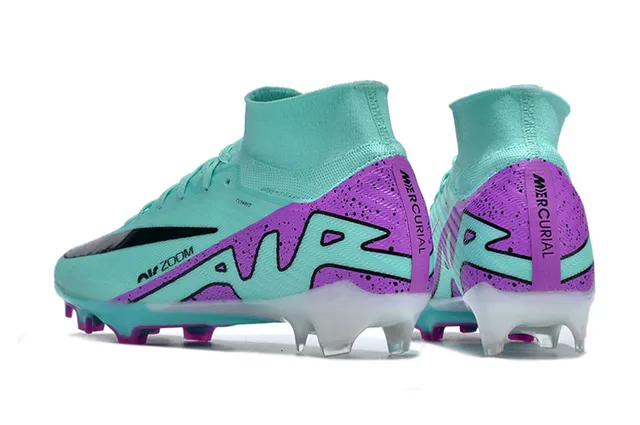 Nike Mercurial Superfly Air Zoom Mint Purple Firm-Ground Soccer Shoes 4