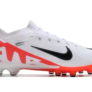 Nike Mercurial Superfly IX Elite White Orange Black Sapatos de futebol para grama artificial
