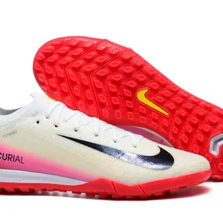Nike Mercurial Turf Flyknit ग्रेडिएंट गुलाबी और लाल Turf सॉकर जूते