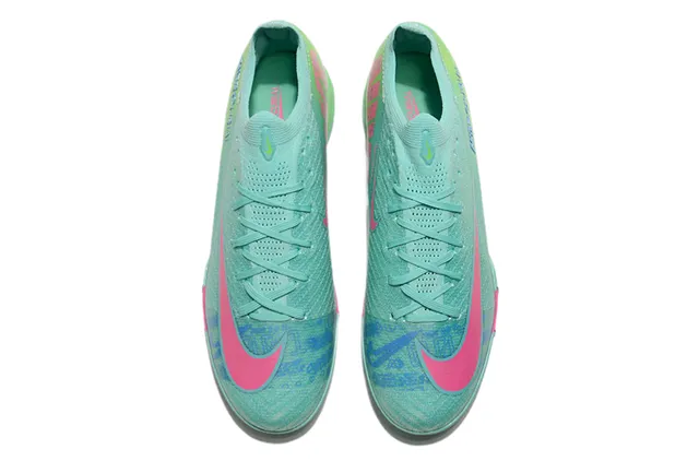Nike Mercurial Turf vert iridescent rose Turf chaussures de football 2