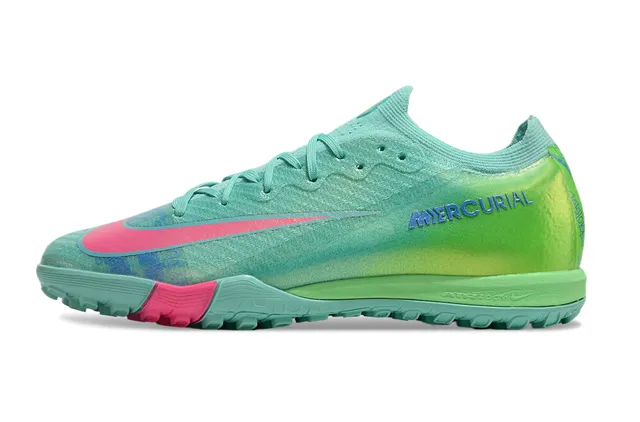 Nike Mercurial Turf vert iridescent rose Turf chaussures de football 8