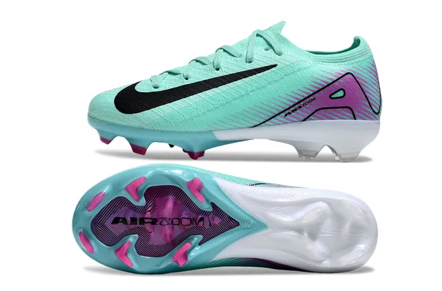 Nike Mercurial Vapor Air Zoom Mint Pink Firm-Ground Soccer Shoes 6