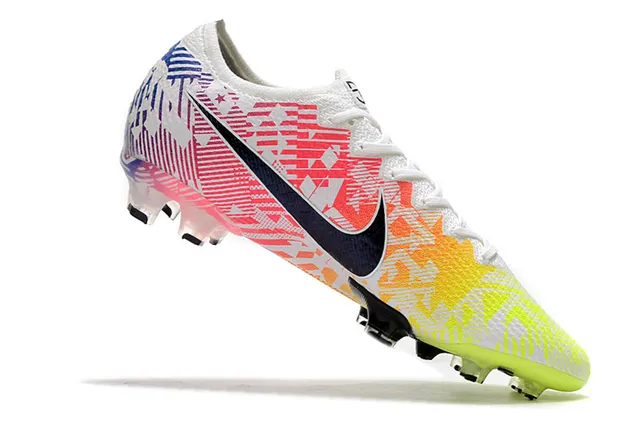 Nike Mercurial Vapor Chaussures de football à impression géométrique multicolore pour terrain ferme 3
