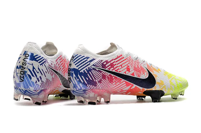 Nike Mercurial Vapor Chaussures de football à impression géométrique multicolore pour terrain ferme 7