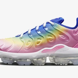 Nike Multicolor White Rainbow Gradient Upper Wavy TPU Cage Lifestyle Sneakers