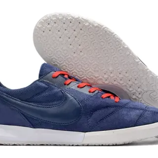 Nike Navy Red Low-Top সিন্থেটিক সুয়েড আপার স্নিকার্স