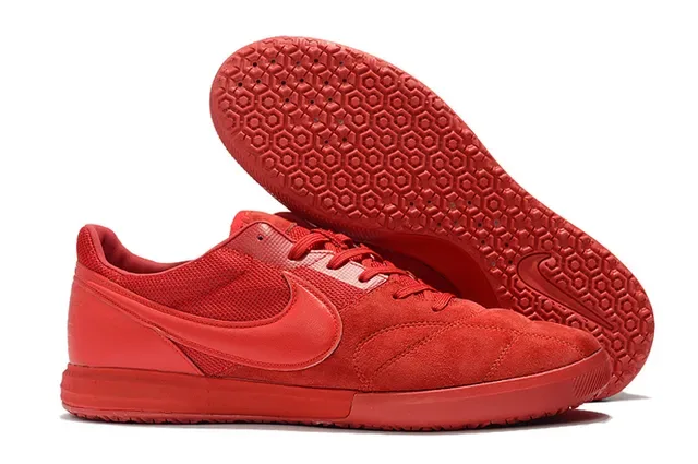 Nike Navy Red Low-Top Synthetic Suede Upper Sneakers 5