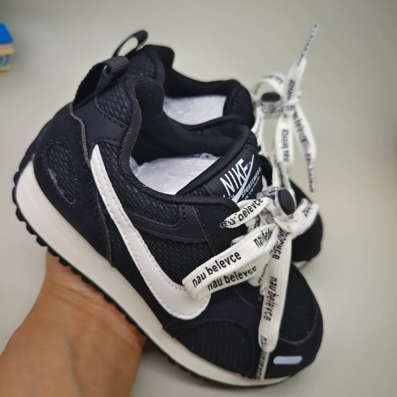 Nike Navy Yellow Retro-Inspired Low-Top Sneakers 15