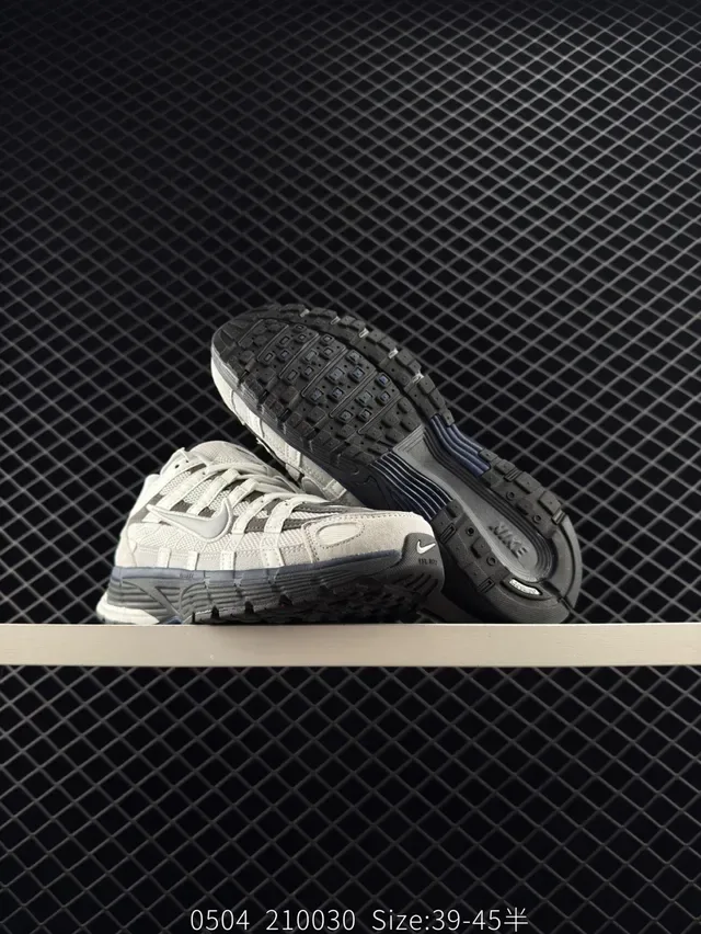 Nike P-8000 Light Gray and Navy Lifestyle Sneakers 3