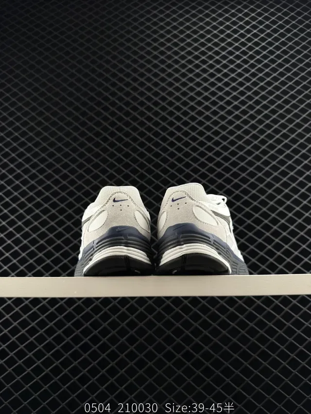 Nike P-8000 Light Gray and Navy Lifestyle Sneakers 5
