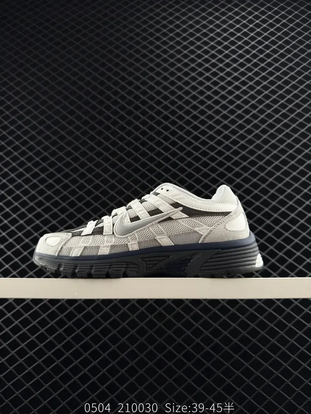 Nike P-8000 Light Gray and Navy Lifestyle Sneakers 7
