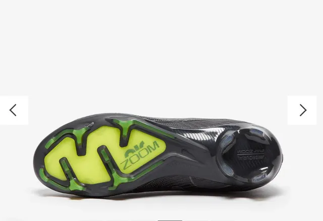 Nike Phantom GT Black Yellow Flyknit Upper Air Zoom Cushioning Firm-Ground Soccer Shoes 4
