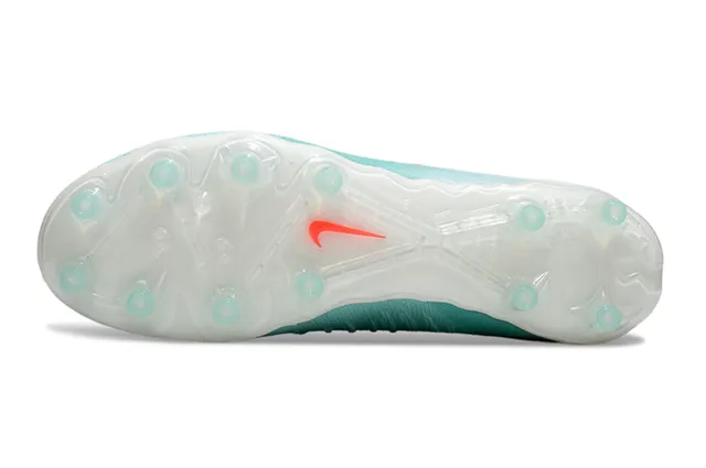Nike Phantom GT Blue Orange High-Top Knit Upper Sock-Fit Collar Firm-Ground Soccer Shoes 6