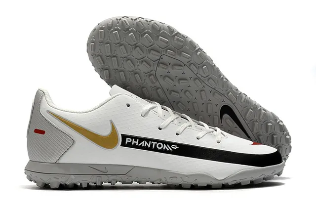 Nike Phantom GT Vert Bleu Bas-Coupé Maille Synthétique Supérieure Swoosh Turquoise Superposition Chaussures de Football Turf 2