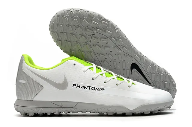 Nike Phantom GT Vert Bleu Bas-Coupé Maille Synthétique Supérieure Swoosh Turquoise Superposition Chaussures de Football Turf 5