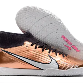 Nike Phantom GT 室内 金粉 金属铜 鞋面 袜套式领口 室内足球鞋