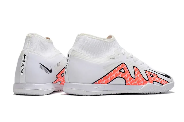 Nike Phantom GT Chaussures de football intérieur Or Rose Cuivre Métallique Tige Collet à la Cheville Intérieur 18
