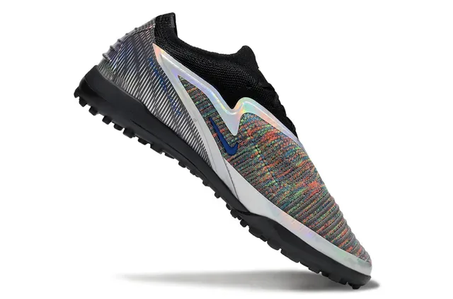 Nike Phantom GT Multicolore Noir Upper Tricot Overlay Irisé Turf Chaussures de Football 2