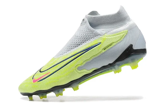 Nike Phantom GT Amarelo Neon Branco Chuteiras de Futebol Firm-Ground 3