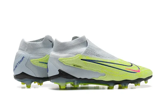 Nike Phantom GT Amarelo Neon Branco Chuteiras de Futebol Firm-Ground 5