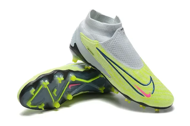 Nike Phantom GT Amarelo Neon Branco Chuteiras de Futebol Firm-Ground 6
