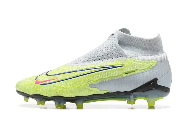 Nike Phantom GT Amarelo Neon Branco Chuteiras de Futebol Firm-Ground 10