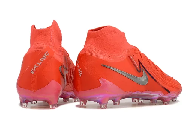 Nike Phantom GT Sapatos de futebol laranja prata translúcidos para terreno firme 5
