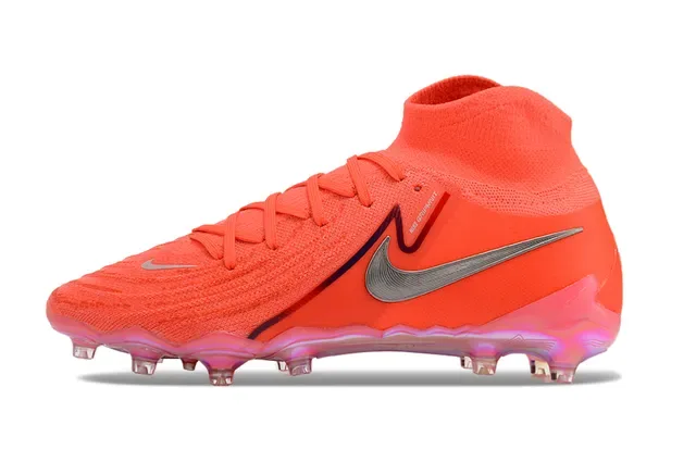 Nike Phantom GT Sapatos de futebol laranja prata translúcidos para terreno firme 7