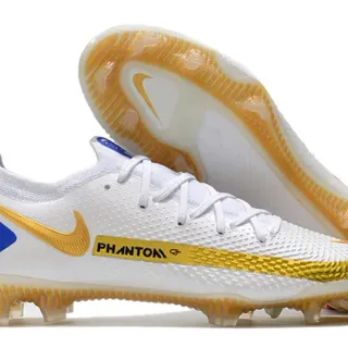 Nike Phantom GT सादा सोनाली नील फार्म-ग्राउंड फुटबॉल जुता